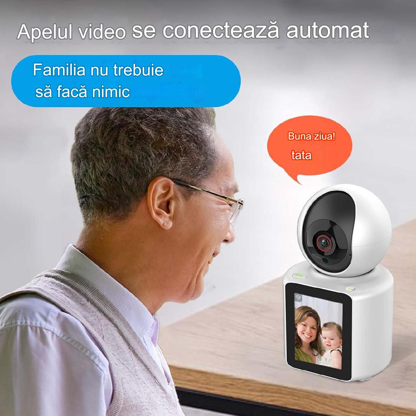 Baby Monitor Camera Wireless cu Display, Monitorizare Video Audio Bebelusi, Comunicare Bidirectional, Senzor Miscare, infrarosu, apel de la distanta