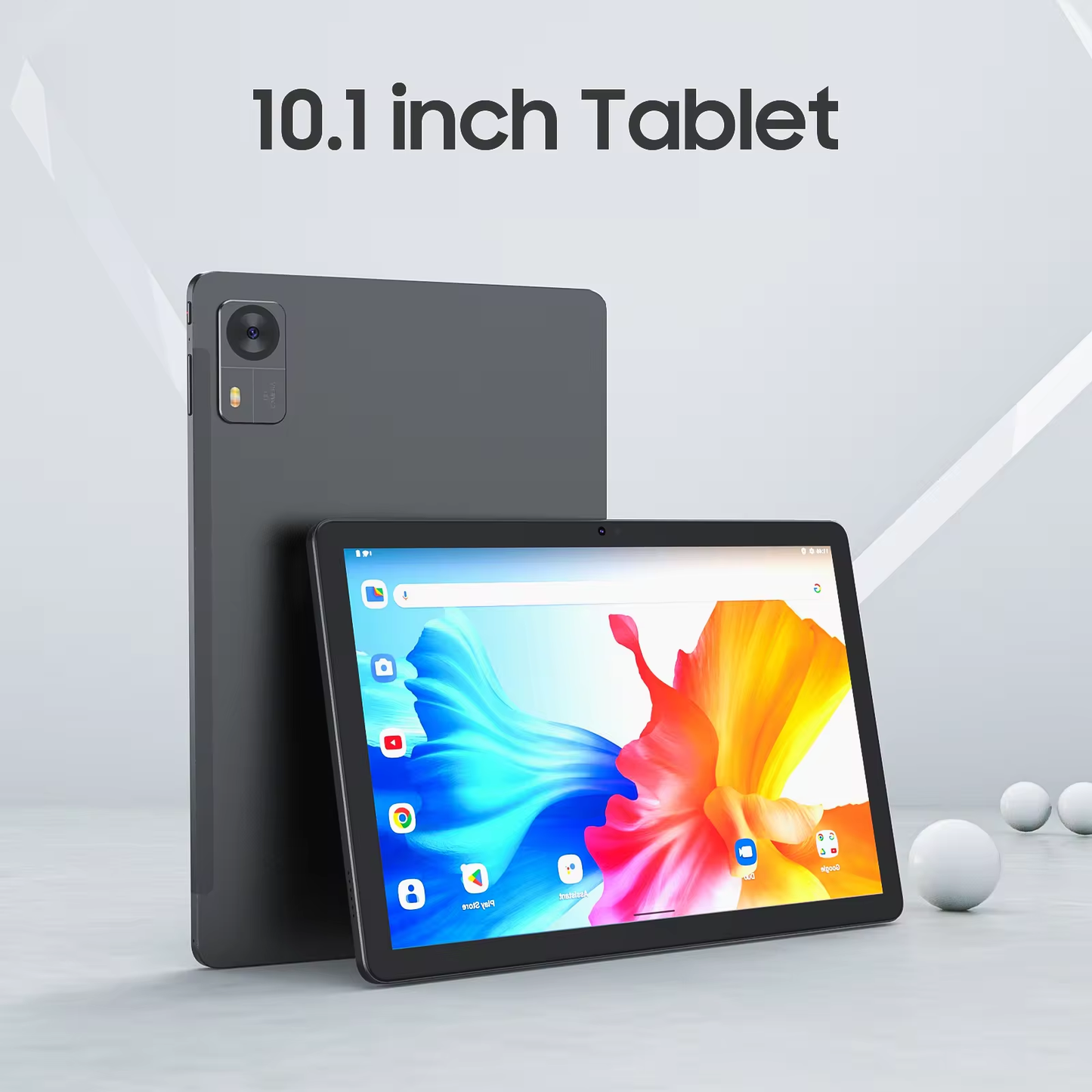 Tableta Android 10.1 inch, 12GB RAM, 128GB ROM,Procesor 8 Nuclee, Slot SIM Card, Husa, Tastatura cu carcasa, Stilou