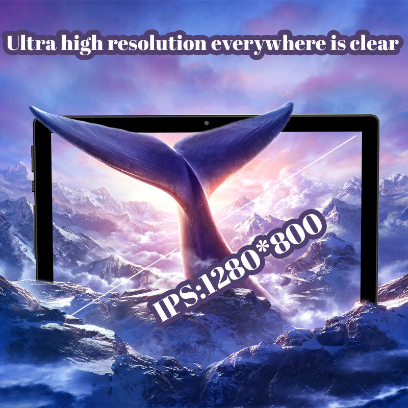 Tableta Android 10.1 inch, 18GB RAM, 128GB ROM, WiFi, cu Tastatura, Mouse, Carcasa de Protectie și Stilou