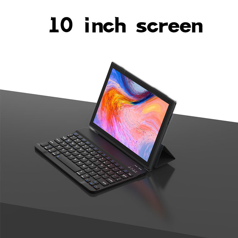 Tableta 10 inch, Android 12, 64GB ROM+4GB RAM, Husa, Tastatura, Mouse, Stilou, WiFi, Bluetooth, Camera dubla, Baterie de 6000mAh