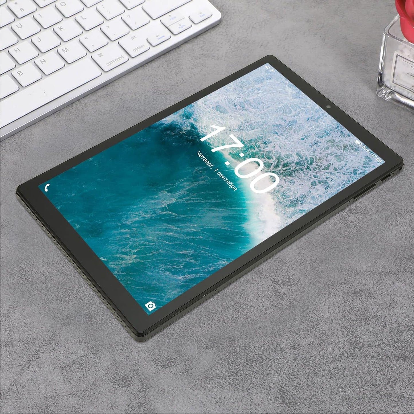 Tableta 10 inch, Android 12, 4GB RAM+64GB ROM, procesor 8-core, Dual SIM, slot SD CARD, WiFi, Bluetooth, Camera dubla, Baterie de 6000mAh