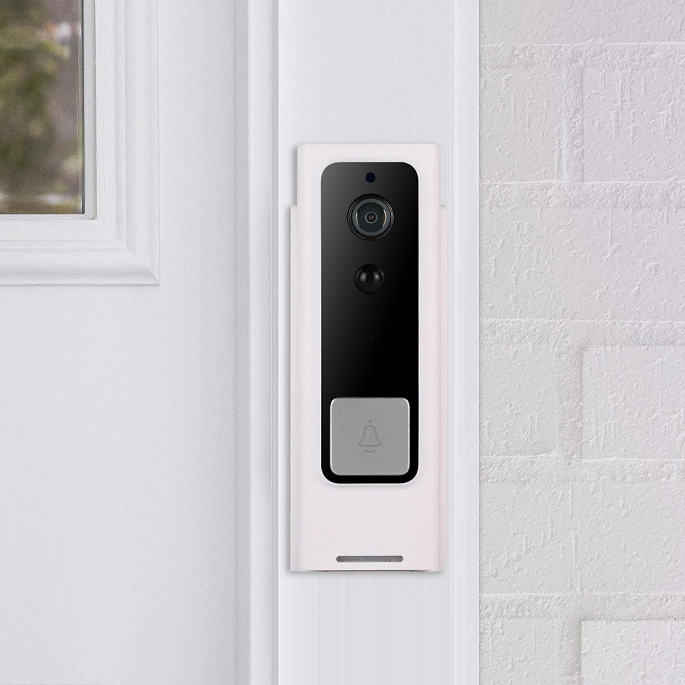 Smart Wireless Video Doorbell, HD Night Vision, Motion Detection, Two-way Audio, Built-in Speaker and Microphone, Mobile App and iCloud