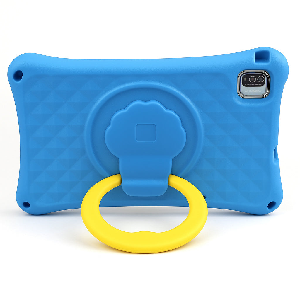 Tableta Android 10 Inch, 12GB RAM, 128GB ROM, Wifi, Bluetooth, Husa Protectie Anti Shock, Pentru Copii