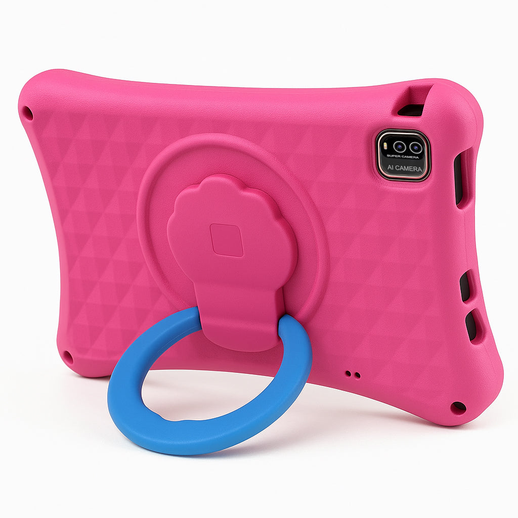 Tableta Android 10 Inch, 12GB RAM, 128GB ROM, Wifi, Bluetooth, Husa Protectie Anti Shock, Pentru Copii