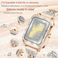 Smartwatch Dama Elegant, Bratari, Silicon, Piele si Metalica cu Pietricele, Masurare Oxigen in sange, Ritm cardiac, Sport, Somn