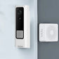 Smart Wireless Video Doorbell, HD Night Vision, Motion Detection, Two-way Audio, Built-in Speaker and Microphone, Mobile App and iCloud