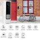 Smart Wireless Video Doorbell, HD Night Vision, Motion Detection, Two-way Audio, Built-in Speaker and Microphone, Mobile App and iCloud