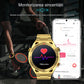 SmartWatch Barbati Auriu, Gold SK4, Curea Metalica, Curea Silicon, Notificari, Monitorizare Activitati Fizice, Somn, Ritm Cardiac