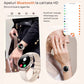 Smartwatch Dama Elegant, Bratara Metalica, Silicon si Piele, Masurare Oxigen in sange, Ritm cardiac, Sport, Somn