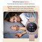 Smartwatch Dama Elegant, Bratara Metalica, Silicon si Piele, Masurare Oxigen in sange, Ritm cardiac, Sport, Somn