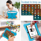 Tablet infantil Android WiFi de 7 pulgadas con protección antigolpes, cámara dual, juegos, dibujos, aplicaciones, educativa, modelo con asa