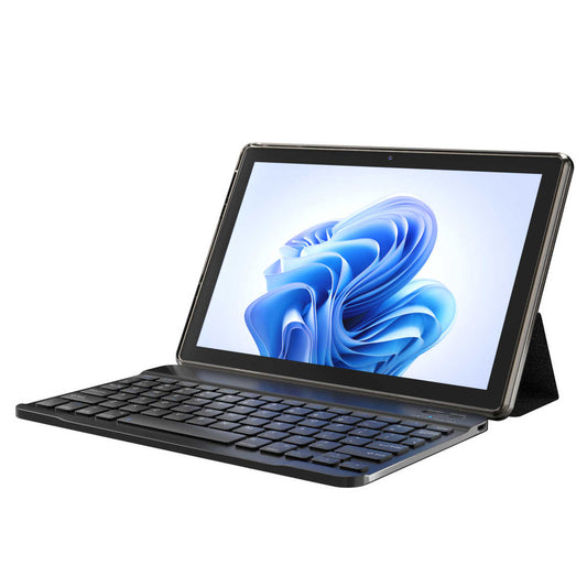 Tableta Android 10.1 inch, 18GB RAM, 128GB ROM, WiFi, cu Tastatura, Mouse, Carcasa de Protectie și Stilou