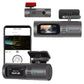 Camera auto de bord 4K, Rezolutie 3840 x 2160 Ultra HD, Conectivitate Wi-Fi, + Camera Spate HD