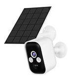 Surveillance Camera with Solar Panel, Wi-Fi, 1080P Resolution, Motion Detection, Built-in 5200 mAh Battery, Night Color, Two-Way Audio